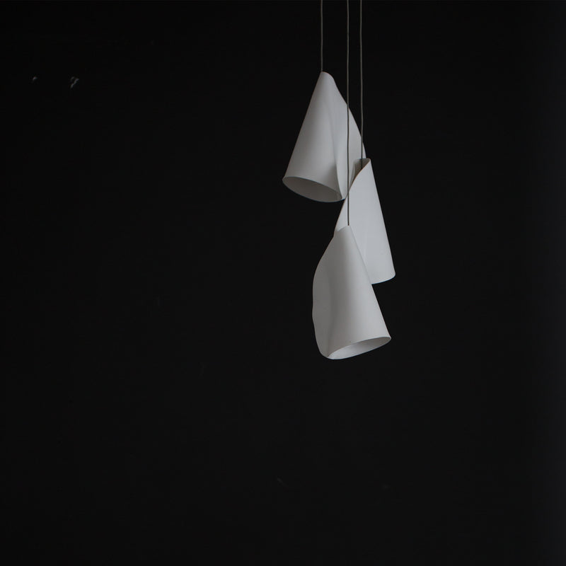 21 Single Pendant White Porcelain