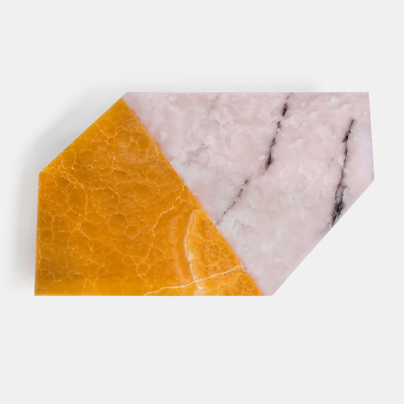 Origami Marble Living Table - Onyx - Monologue London