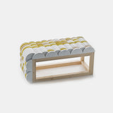 Semicircles Marble Bench