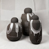 White Lava Vase - Onde