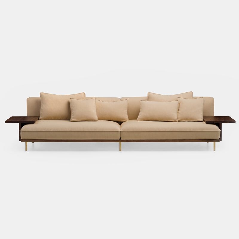 Belle Reeve Sofa - Flat Armrests