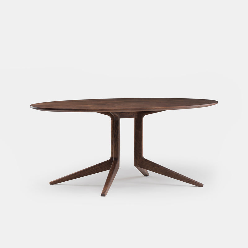 Light Oval Dining Table