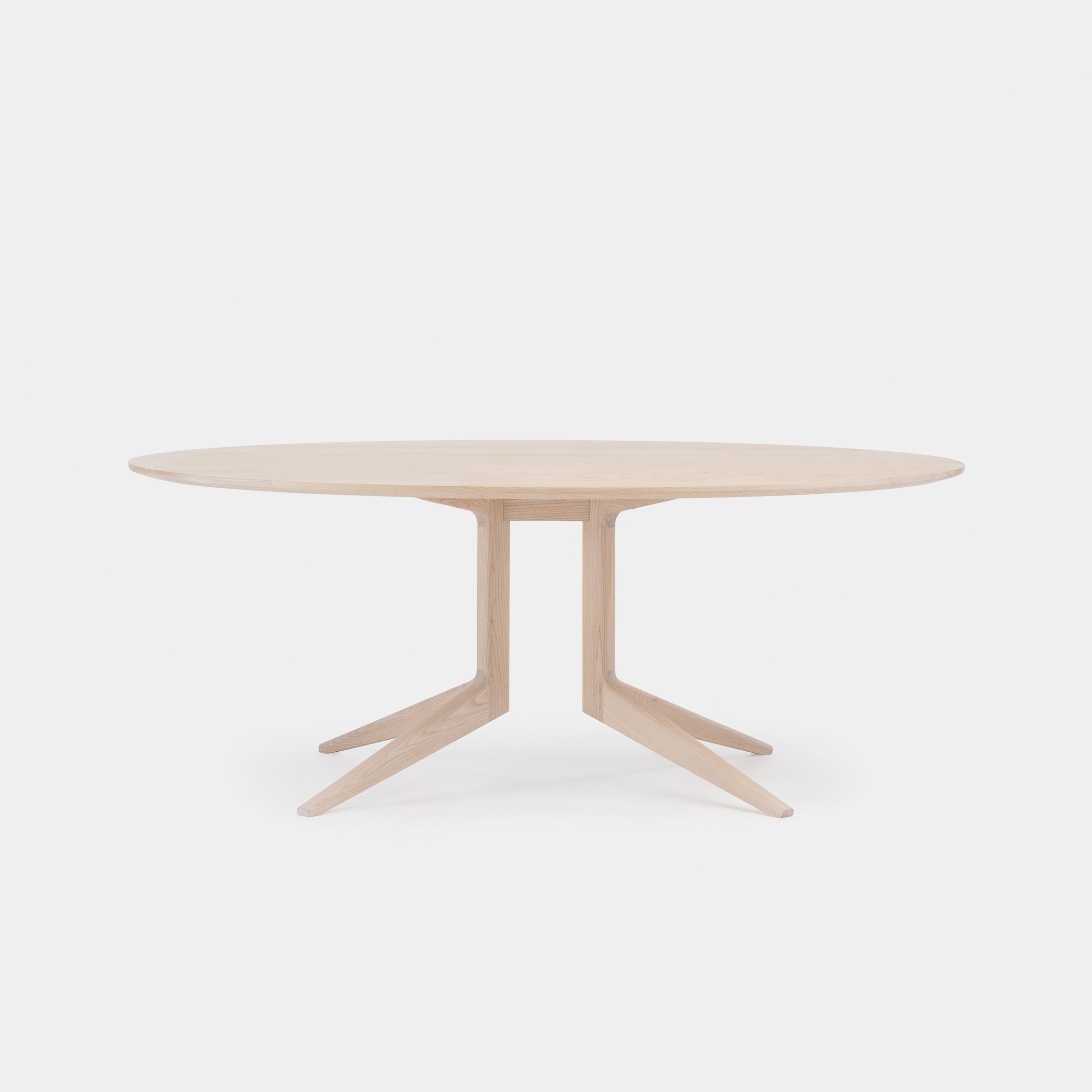 Light Oval Dining Table