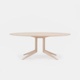 Light Oval Dining Table