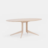 Light Oval Dining Table