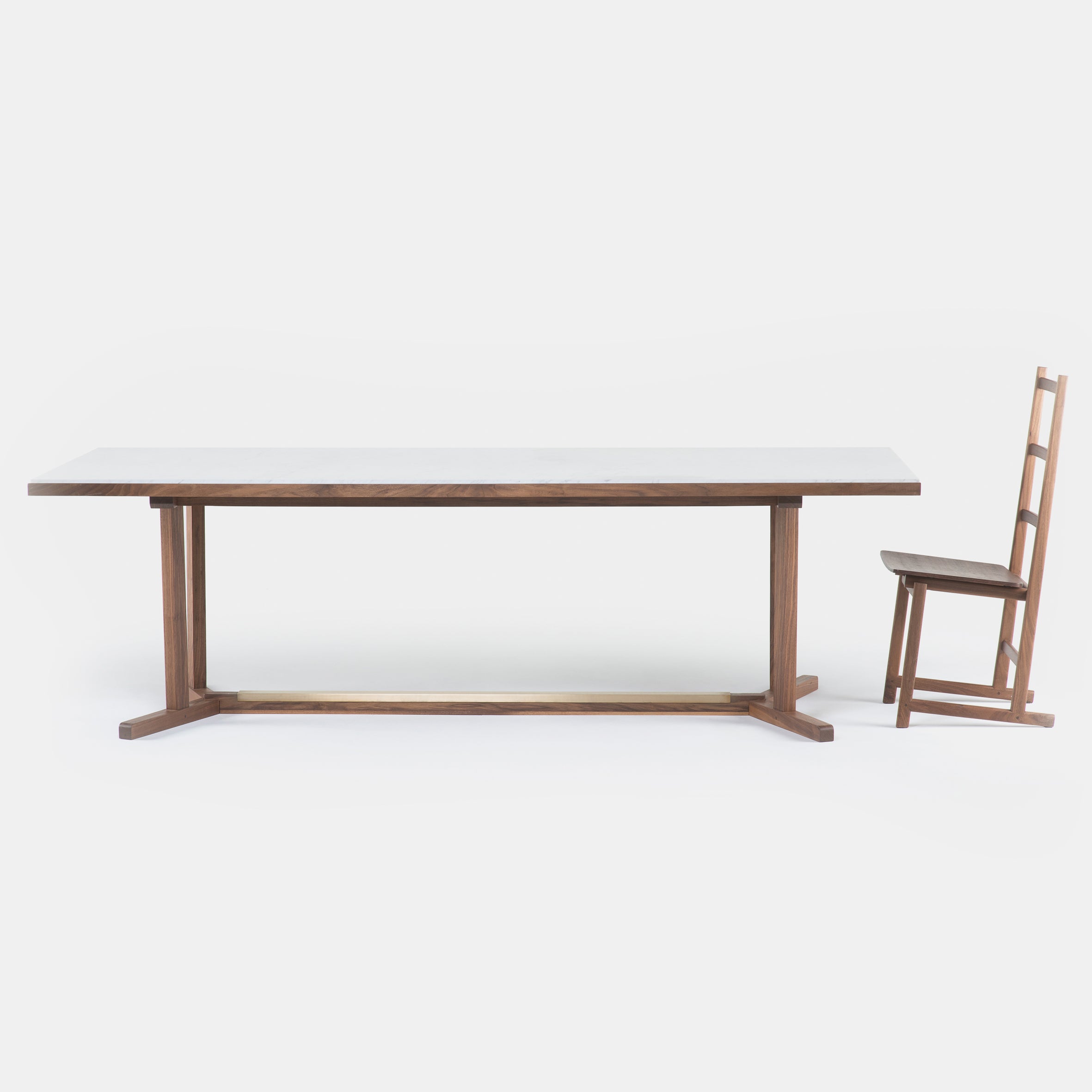 Shaker Dining Table - Marble Top
