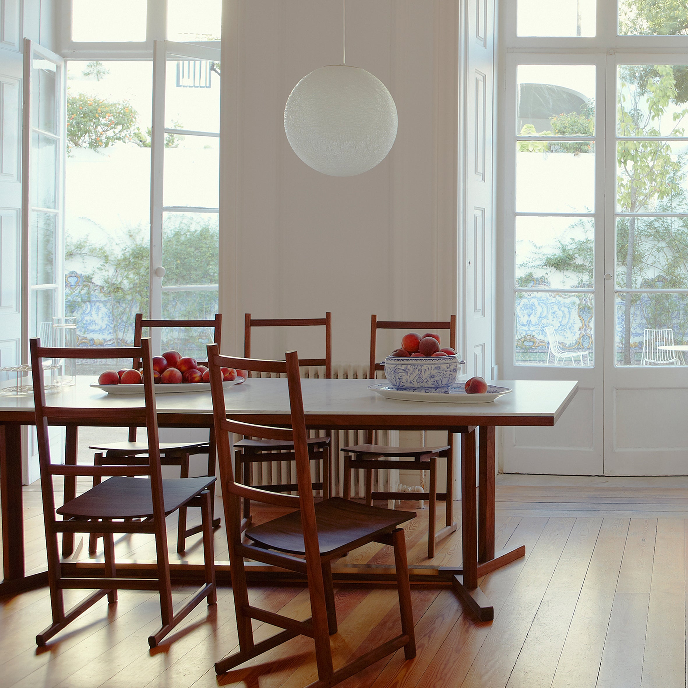 Shaker Dining Table - Marble Top