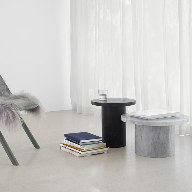 Enoki Migoto side table - Black marble - Monologue London