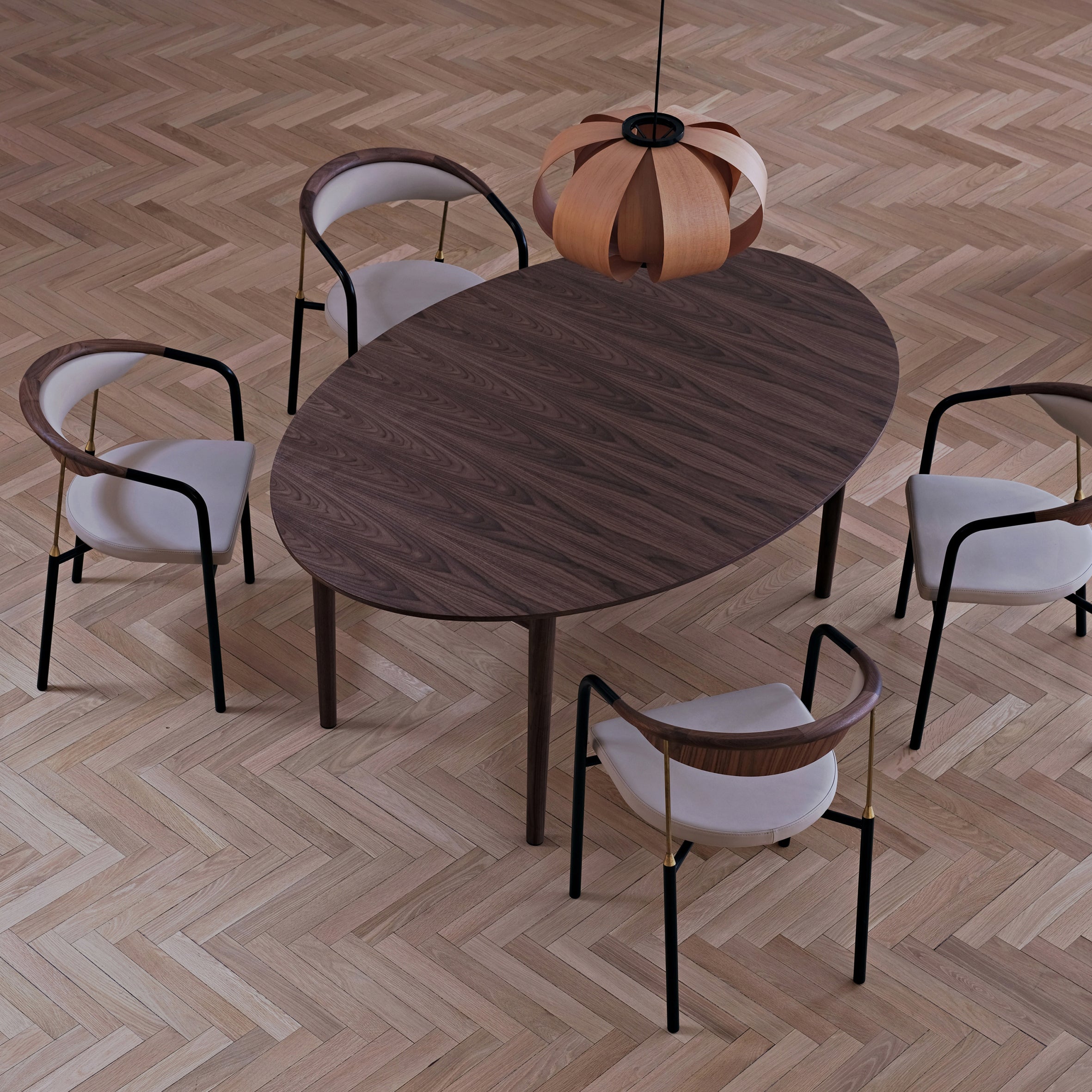 Small Silver Dining Table