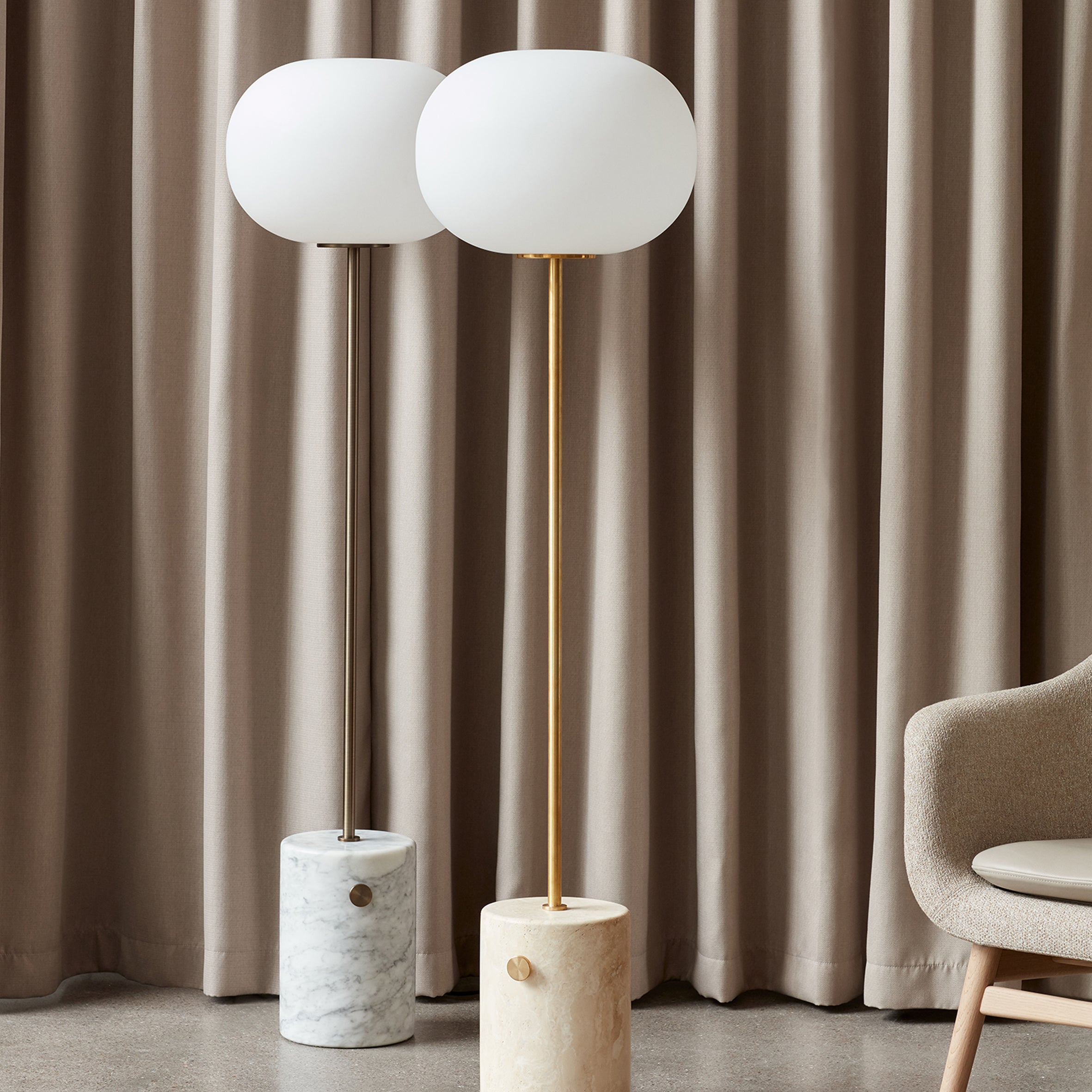 JWDA Floor Lamp - Carrara - Monologue London