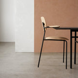 Co Chair - Dark Oak/Upholstered Seat - Monologue London