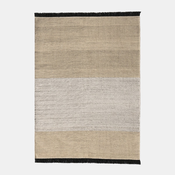 Tres Stripes Outdoor Rug - Black - Monologue London