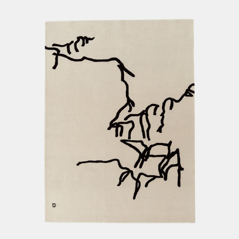 Chillida Rug - Dibujo Tinta 1957 - Monologue London