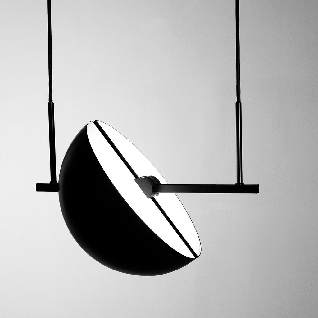 Trapeze Pendant - Black - Monologue London