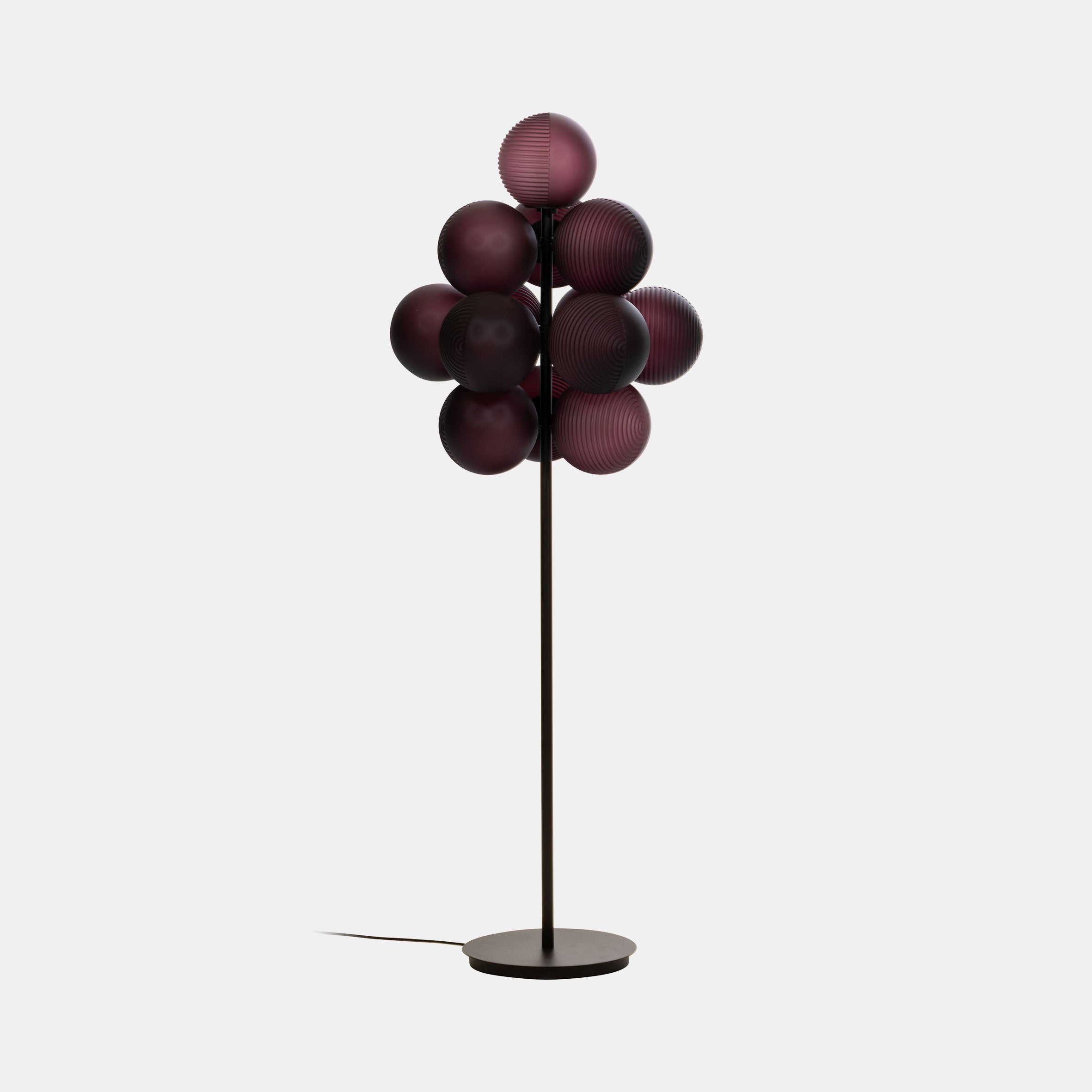 Stellar Grape Floor Lamp - Aubergine - Monologue London