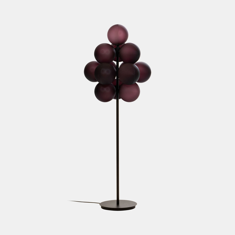 Stellar Grape Floor Lamp - Aubergine - Monologue London