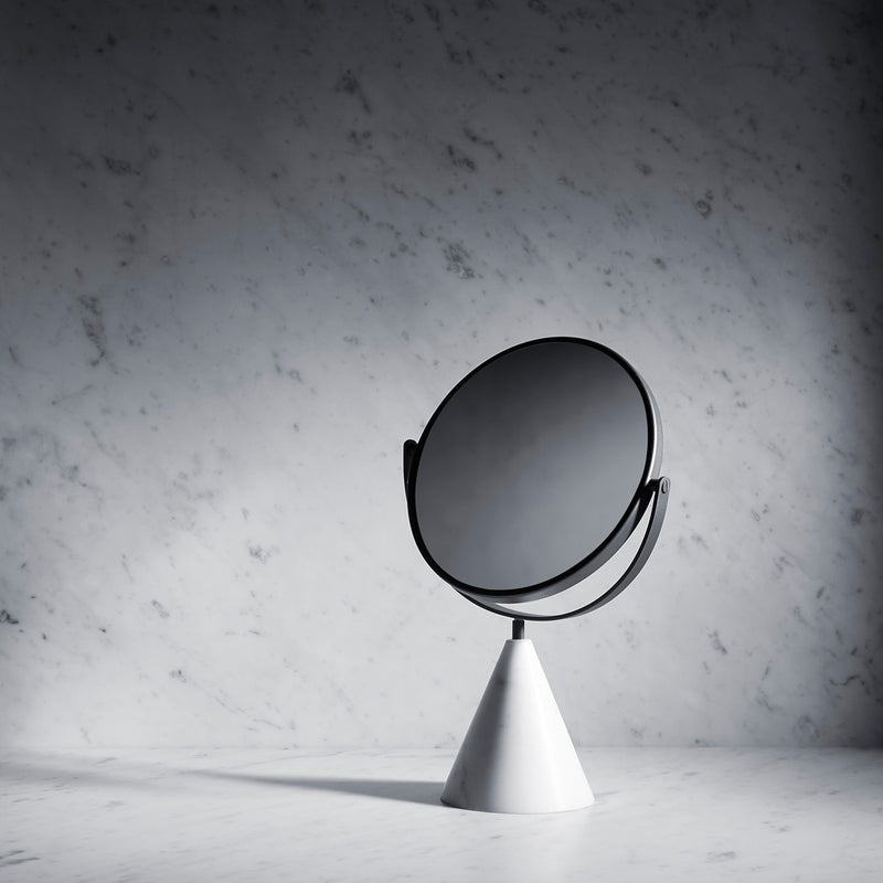 Table Mirror - Carrara marble - Monologue London