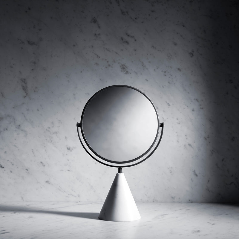 Table Mirror - Carrara marble - Monologue London