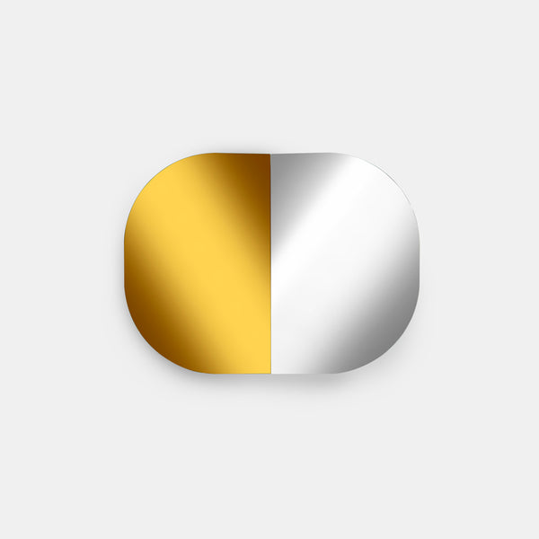 Bent Mirror - Gold & Silver - Monologue London