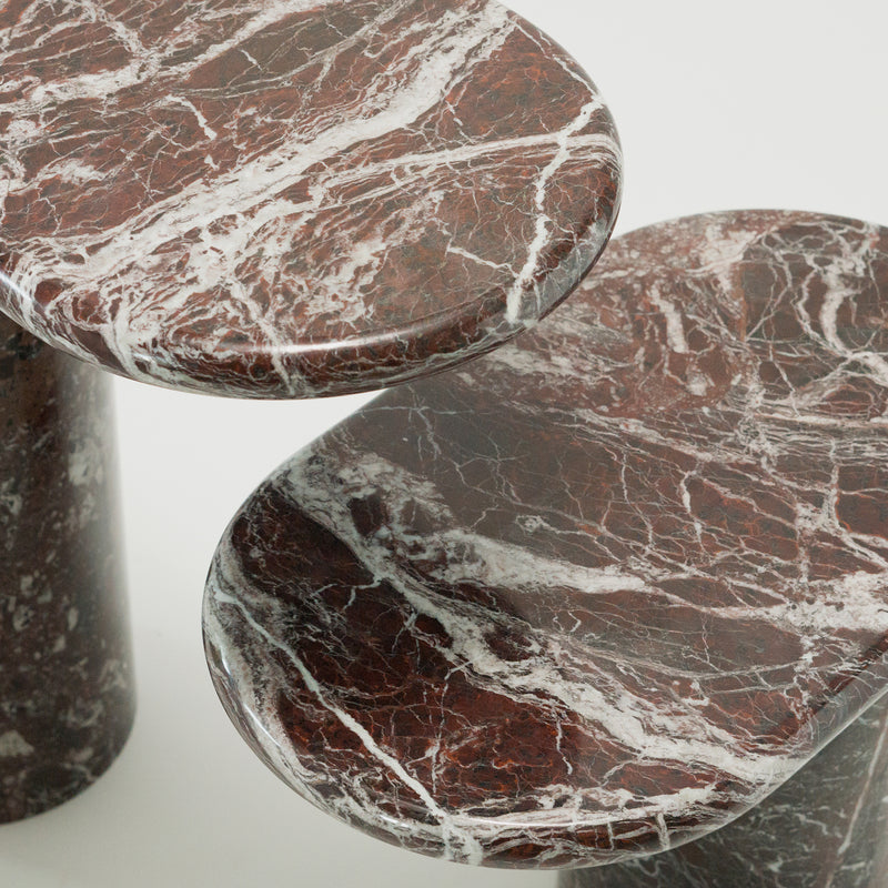Cantilever Marble Side Table
