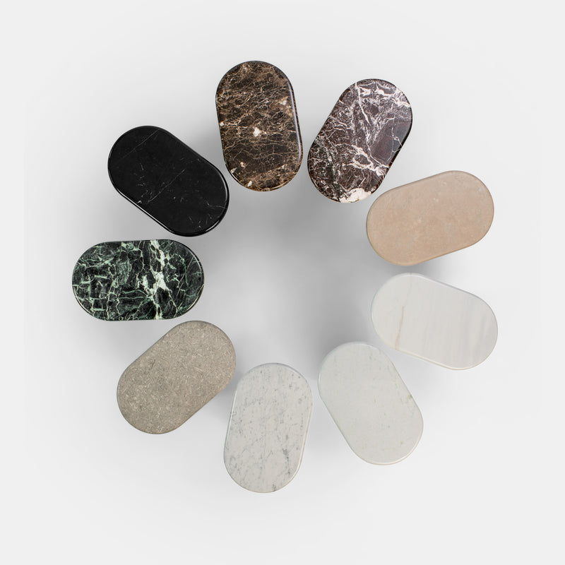 Cantilever Marble Side Table