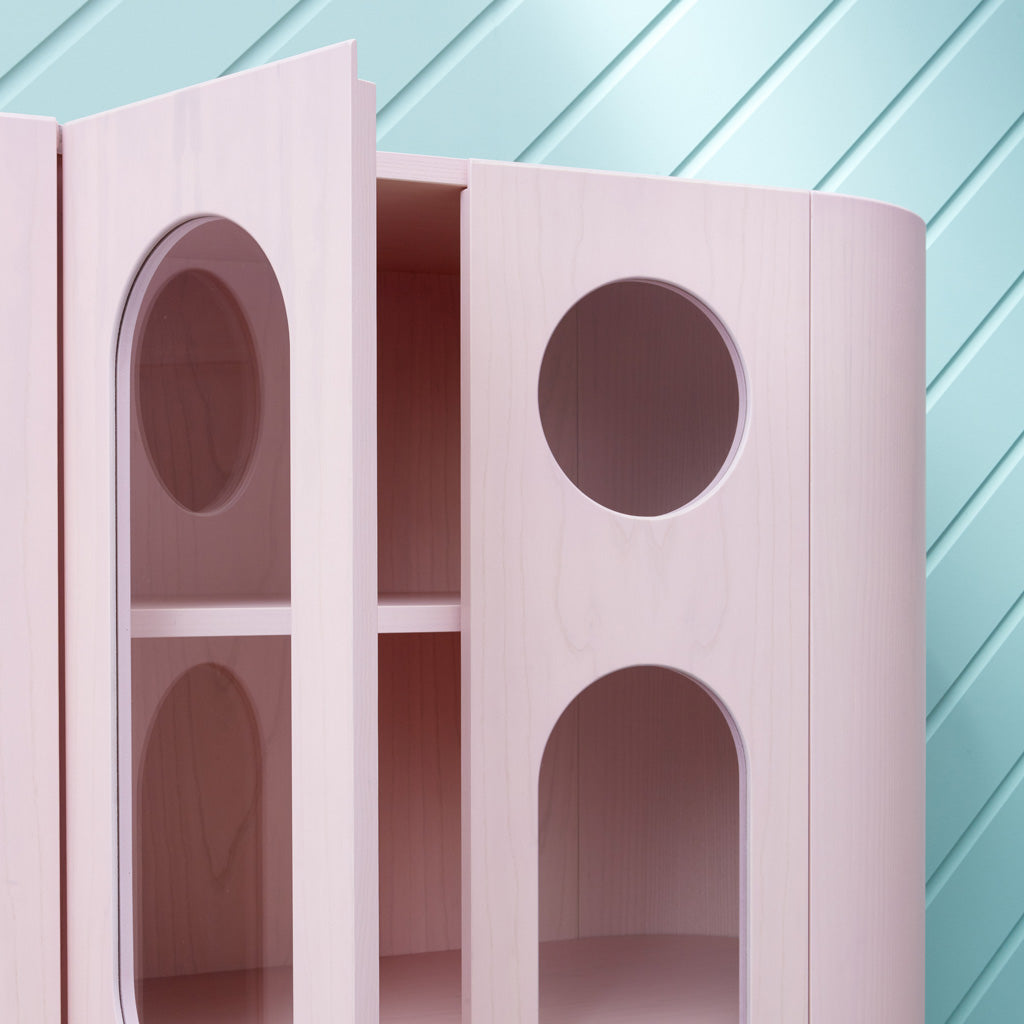 Oblo' A Cabinet - Pink & Grey - Monologue London
