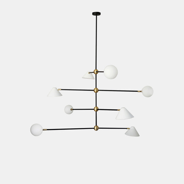 Ball and Shade Lamp