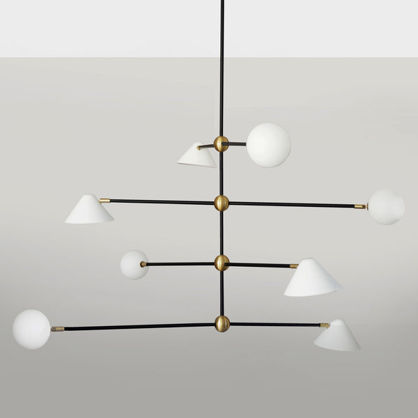 Ball and Shade Lamp