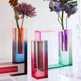 Mellow Vase - Indigo & Teak