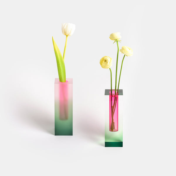 Mellow Vase - Green & Pink - Monologue London