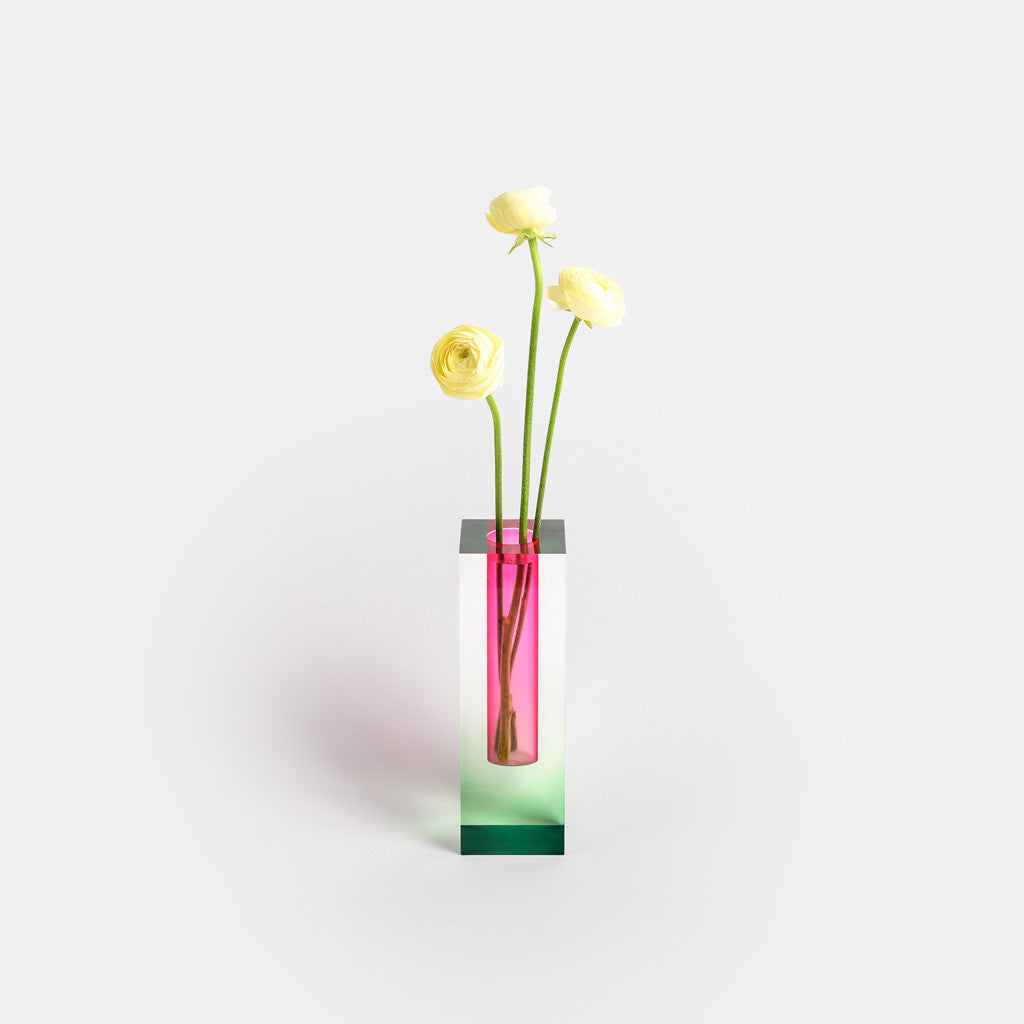 Mellow Vase - Green & Pink - Monologue London
