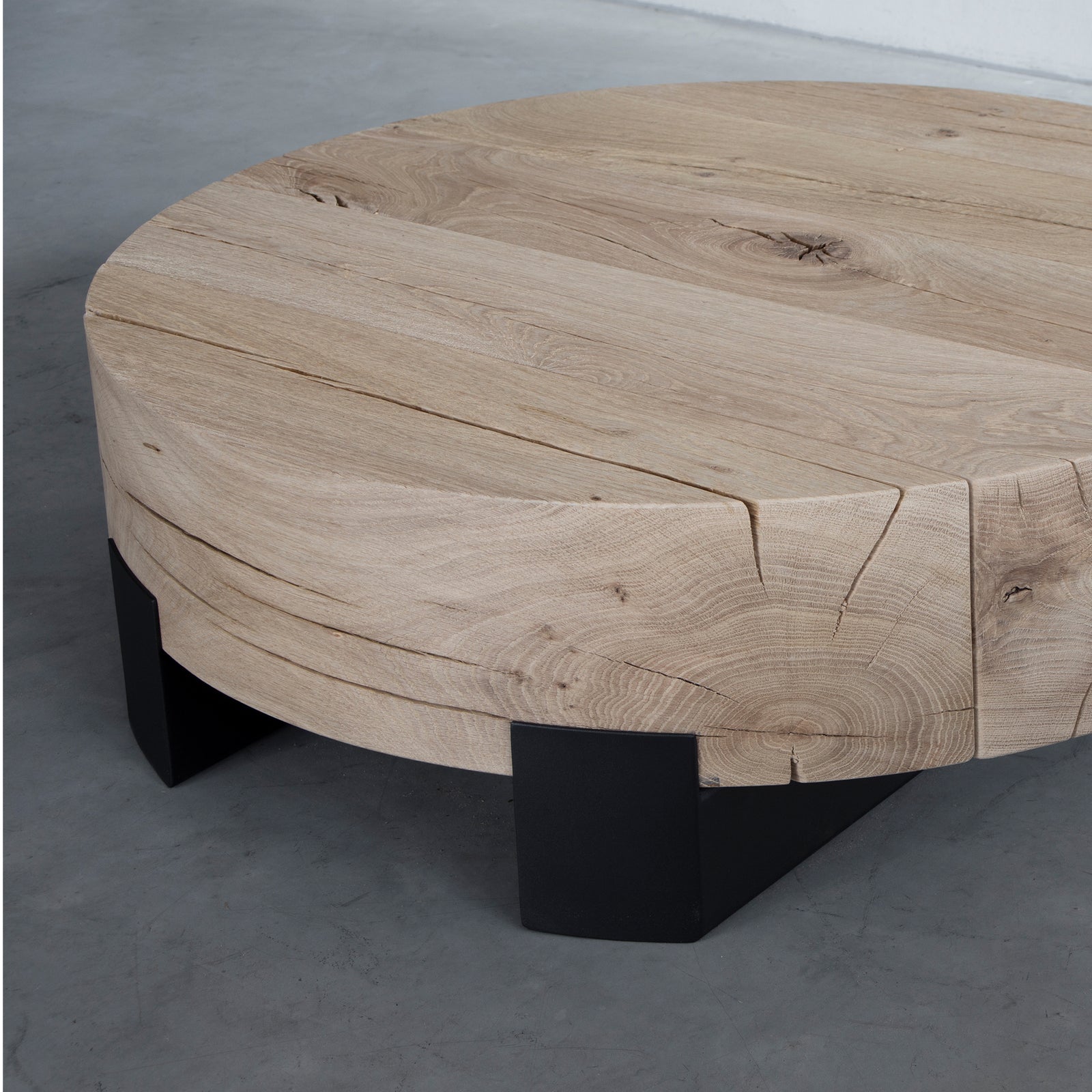 Beam Round Coffee Table | Van Rossum | Monologuelondon.com