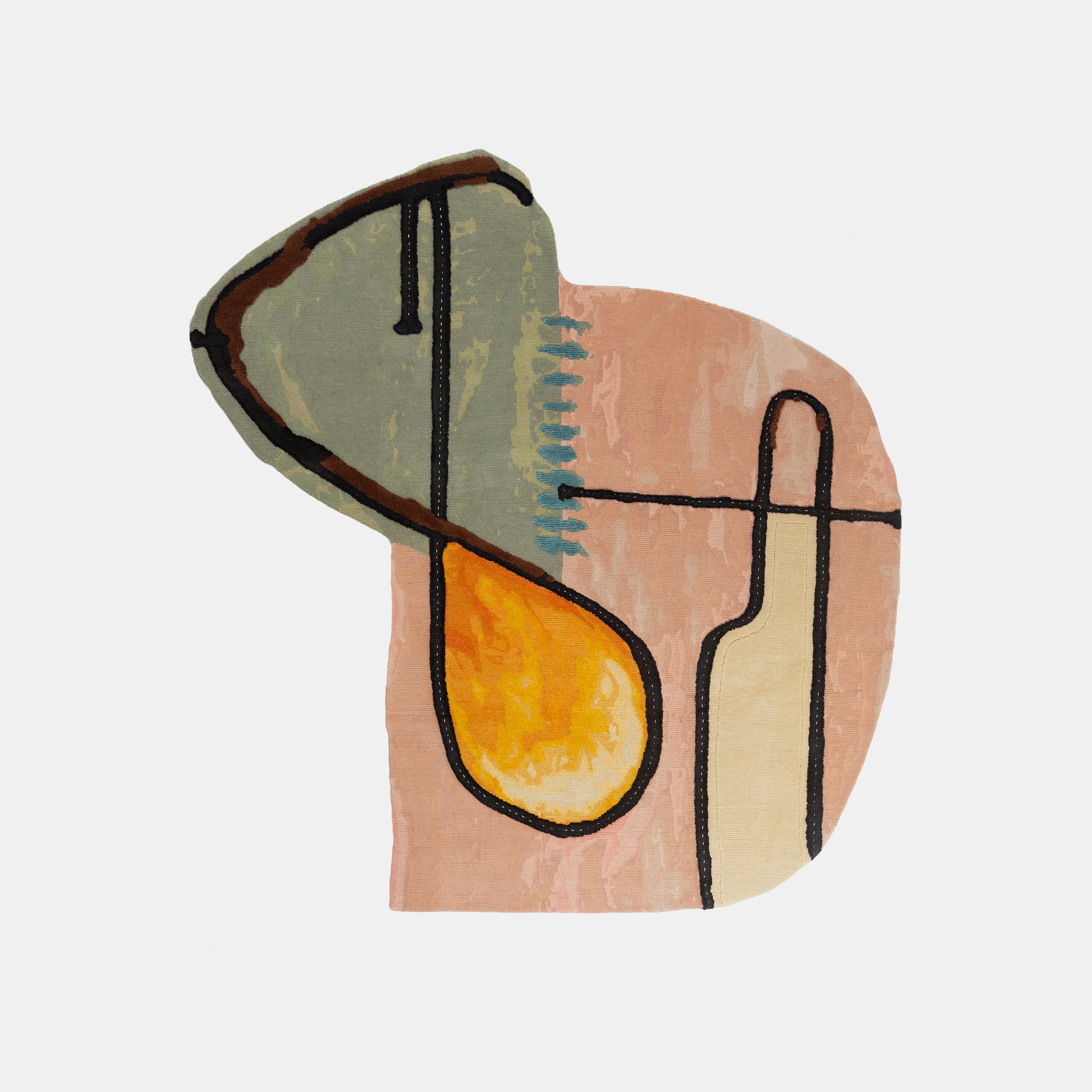 Abstract Composition Rug - Monologue London